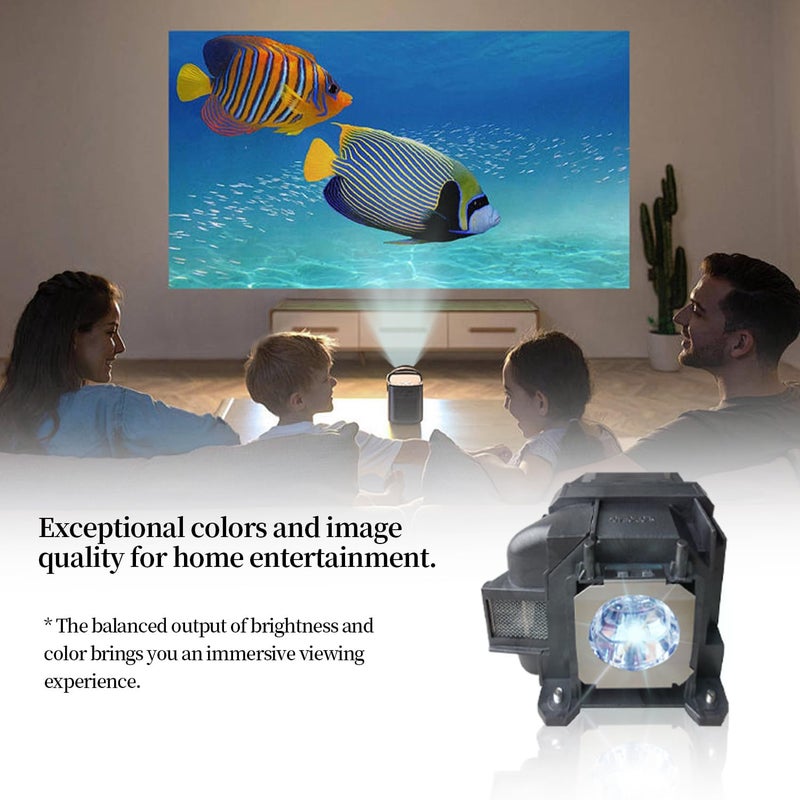 SORNEICDR ELP LP87 Replacement Projector Lamp Bulb Compatible With Epson BrightLink 536Wi PowerLite 520 525W 530 535W, With Housing - Image 5